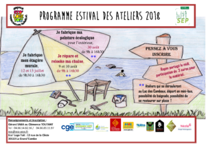 PROGRAMME ECO LOGE TOIT JUILLET AOUT 2018