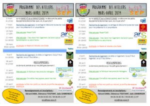 flyers programme mars-avril 2019