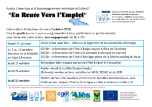 10-ERVE calendrier info coll octobre 2019