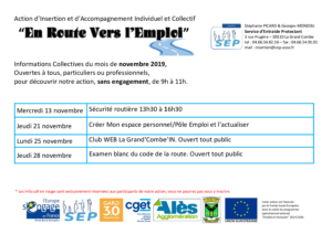 11-ERVE calendrier info coll novembre 2019