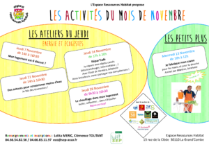 affiche activités ELT 2019 novembre