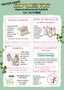 ELT Programme des activités d octobre 2022