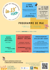 programme 13’cool mai 26